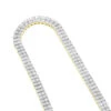 Men's Diamond Tennis Chain 10K Yellow Gold Affordable 2 Row Necklace 1ct 2 Men's Diamond Tennis Chain 10K Yellow Gold Affordable 2 Row Necklace 1ct -H'Hen Sale Store mens diamond tennis chain in real 10k gold affordable 2 row necklace 1ct 407129 yellow 1672715764