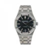 Men's Diamond Watch Audemars Piguet Royal Oak 37mm Black Dial