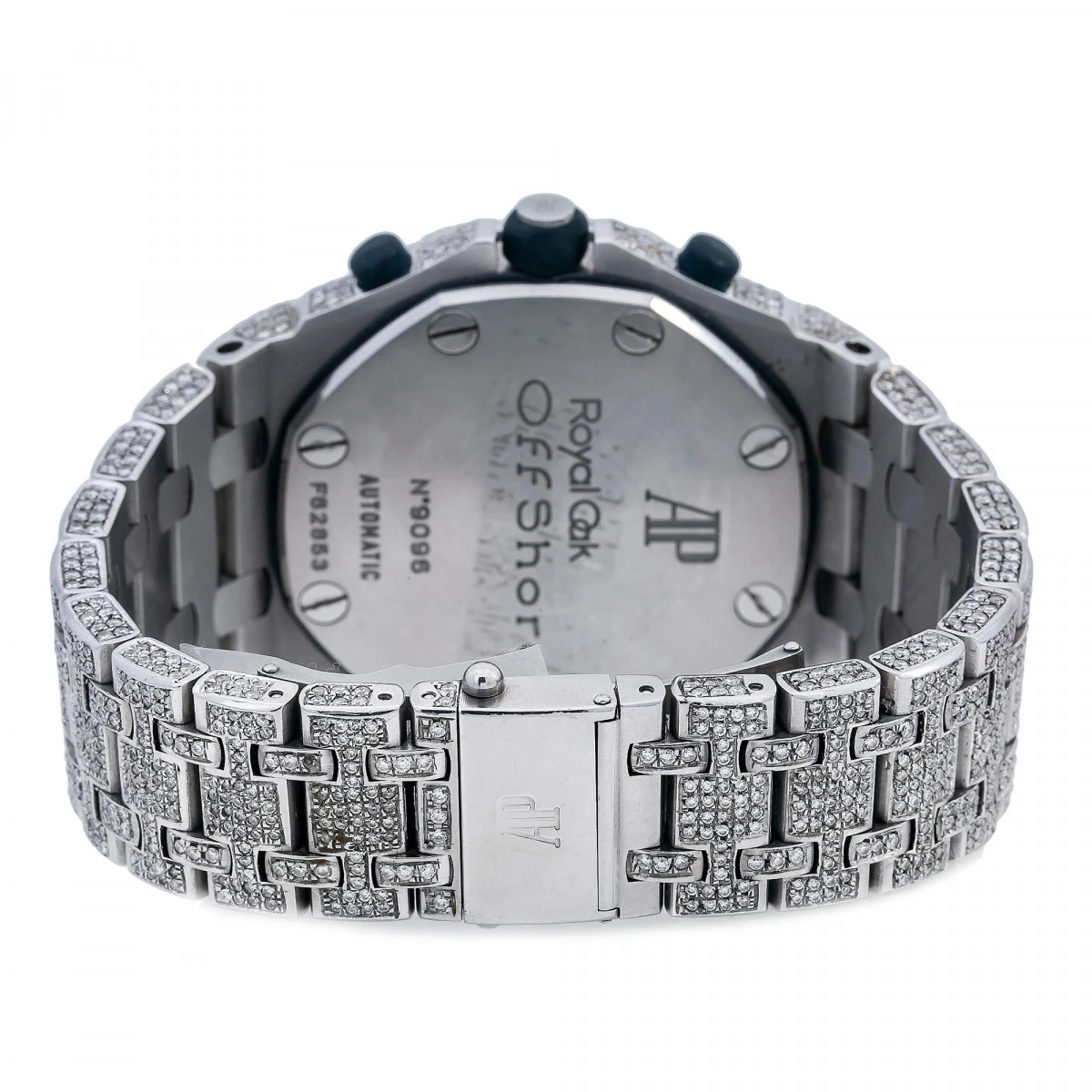 Men's Diamond Watch Audemars Piguet Royal Oak Offshore 42mm Blue Dial 7 Men's Diamond Watch Audemars Piguet Royal Oak Offshore 42mm Blue Dial - Image 5