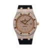 Men's Diamond Watch Audemars Piguet Royal Oak Selfwinding 18K Gold
