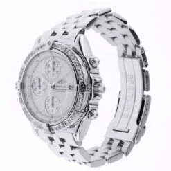 Men's Diamond Breitling Watch Crosswind 43mm White Dial Diamond Bezel -H'Hen Sale Store mens diamond watch breitling crosswind 43 mm white dial w00122 ca5722f2fc18336329f26d14fce04db3 2048x2048