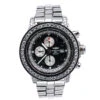 Men's Diamond Watch Breitling Super Avenger 48mm Black Dial