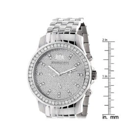 Men's Diamond LUXURMAN Diamond Watch 2.5ct -H'Hen Sale Store mens diamond watches luxurman diamond watch 25ct p 35311 ruler