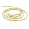 Men's 10K Yellow Gold Ball Moon Cut Chain 4mm
