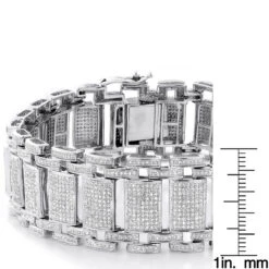 Men's Iced Out Pave Diamond Bubble Bracelet 7ct 10K Yellow Gold -H'Hen Sale Store mens iced out pave diamond bubble bracelet 975ct p 6170 rulerwh