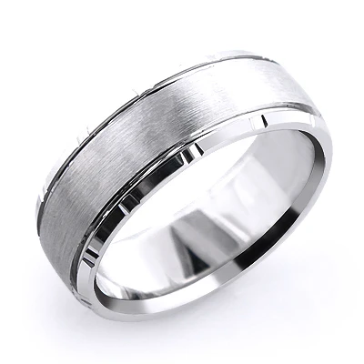 Men's Solid Platinum Wedding Band 3 Men's Solid Platinum Wedding Band