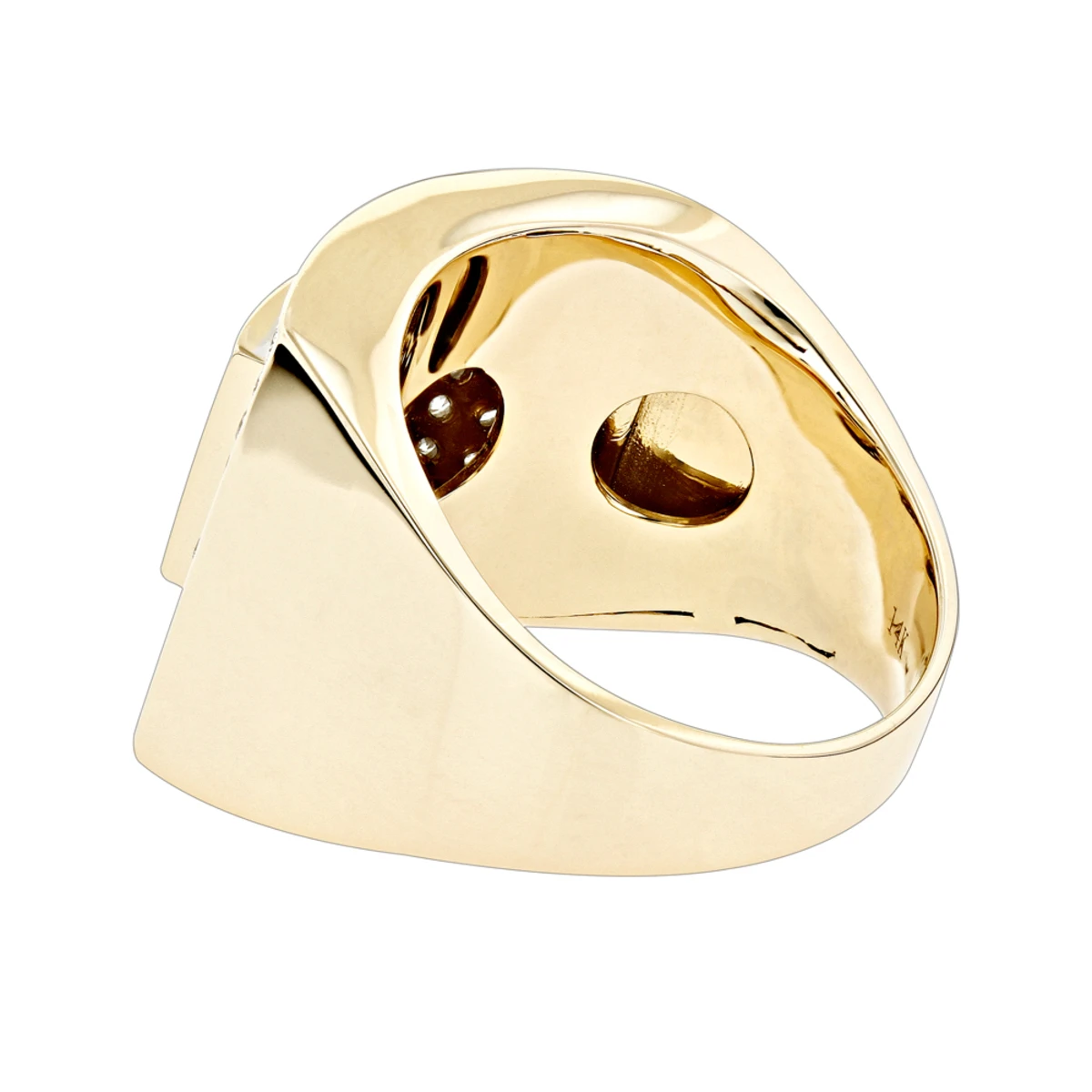 Men's Two Carat Diamond 14K White Gold Ring By Luxurman Gold 6 Men's Two Carat Diamond 14K White Gold Ring By Luxurman Gold - Image 4