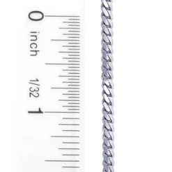 Miami 14K White Gold Cuban Link Chain For Men 3mm 22-40in 9 Miami 14K White Gold Cuban Link Chain For Men 3mm 22-40in -H'Hen Sale Store miami white gold cuban link curb chain 14k 3mm 22 40in 3