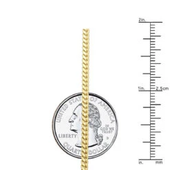 Miami 14K Yellow Gold Cuban Link Curb Chain For Men 2.5mm 22-40in -H'Hen Sale Store miami yellow gold cuban link curb chain 14k 25mm 22 40in rulerye