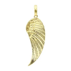 Mini 10K Yellow Gold Diamond Angel Wing Necklace Pendant 0.65ct By Luxurman 11 Mini 10K Yellow Gold Diamond Angel Wing Necklace Pendant 0.65ct By Luxurman -H'Hen Sale Store mini 10k gold diamond angel wing necklace pendant 065ct by luxurman backye