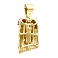 Unique Mini Jesus Pendant 10K White Gold 1/2 Ct Blue Red Yellow Diamonds -H'Hen Sale Store mini diamond jesus head pendant solid 10k gold 12 carat blue diamonds back yellow 1 20220415