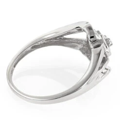 Moms 10K White Gold Heart Shaped Diamond Ring 0.10ct -H'Hen Sale Store moms 10k gold heart shaped diamond ring 010ct p 118 backwh