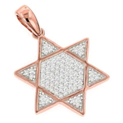 Pave Diamond Star Of David 14K Yellow Gold Unisex Pendant Gold 0.25ct -H'Hen Sale Store pave diamond star of david gold unisex pendant 14k gold 028ct ro