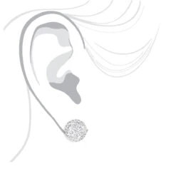 Pave Diamond Stud Cluster Earrings 1.46ct 14K White Gold 7 Pave Diamond Stud Cluster Earrings 1.46ct 14K White Gold -H'Hen Sale Store pave diamond stud cluster earrings 146ct 14k gold 3 2