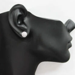 Pave Diamond Stud Earrings In Sterling Silver 0.26ct 7 Pave Diamond Stud Earrings In Sterling Silver 0.26ct -H'Hen Sale Store pave diamond stud earrings in sterling silver 026ct p 46813bod