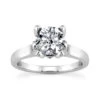 Platinum Diamond Engagement Ring 1.07ct 2.9mm