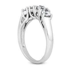 Thin Platinum Diamond Engagement Ring Band 0.48ct -H'Hen Sale Store platinum diamond engagement ring band 048ct p 33359 back white 20220426