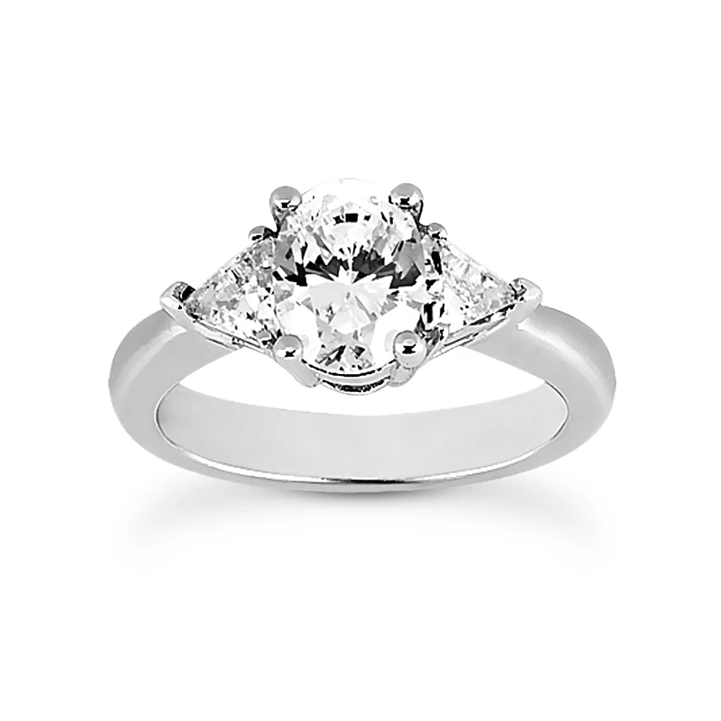 Platinum Diamond Engagement Ring Set 1.25ct 4 Platinum Diamond Engagement Ring Set 1.25ct - Image 2