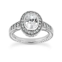 Platinum Diamond Engagement Ring Set 1.64ct 8 Platinum Diamond Engagement Ring Set 1.64ct -H'Hen Sale Store platinum diamond engagement ring set 164ct p 34531 back white 20220426