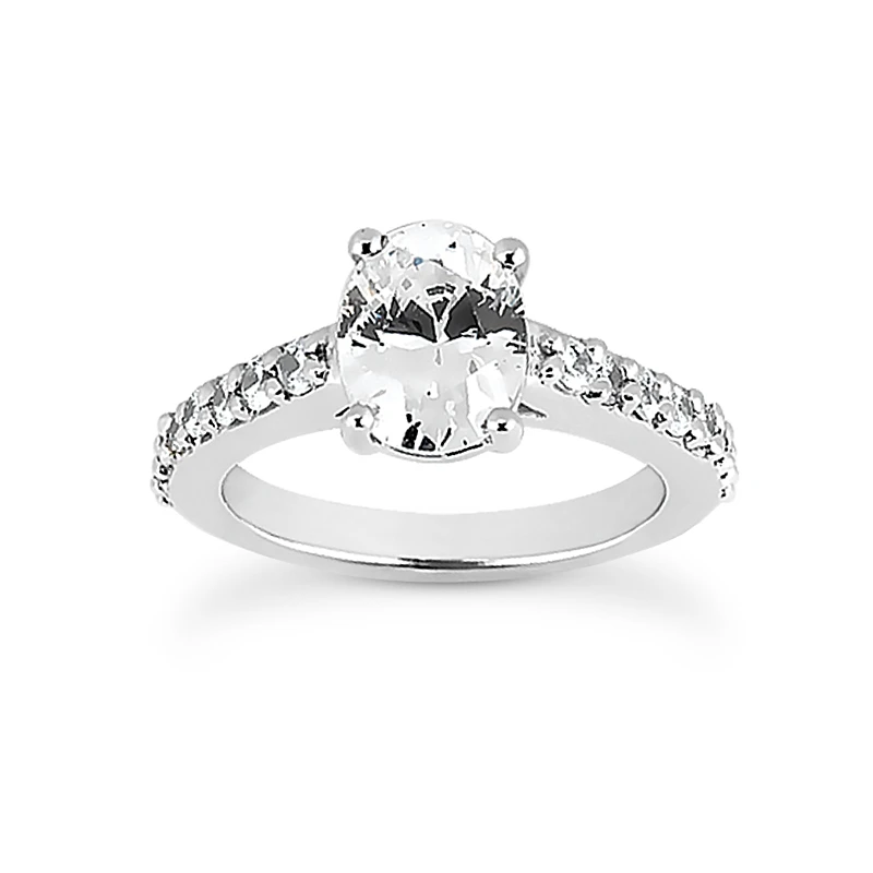 Platinum Diamond Engagement Ring Set 1.80ct 4 Platinum Diamond Engagement Ring Set 1.80ct - Image 2