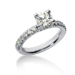 Platinum Diamond Engagement Ring Set 2.65ct
