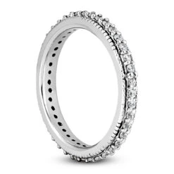 Thin Platinum Diamond Eternity Band 0.38ct -H'Hen Sale Store platinum diamond eternity band 038ct p 30497 back white 20220420 20220426