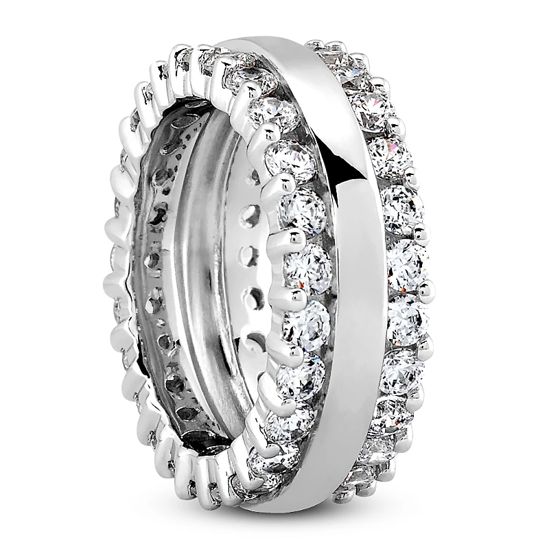 Platinum Diamond Eternity Band 1.86ct 4 Platinum Diamond Eternity Band 1.86ct - Image 2