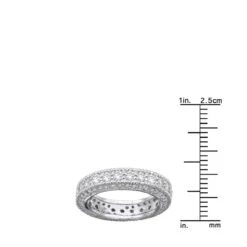 Platinum Diamond Eternity Band 2.06ct -H'Hen Sale Store platinum diamond eternity band 206ct p 30515 rulerwh