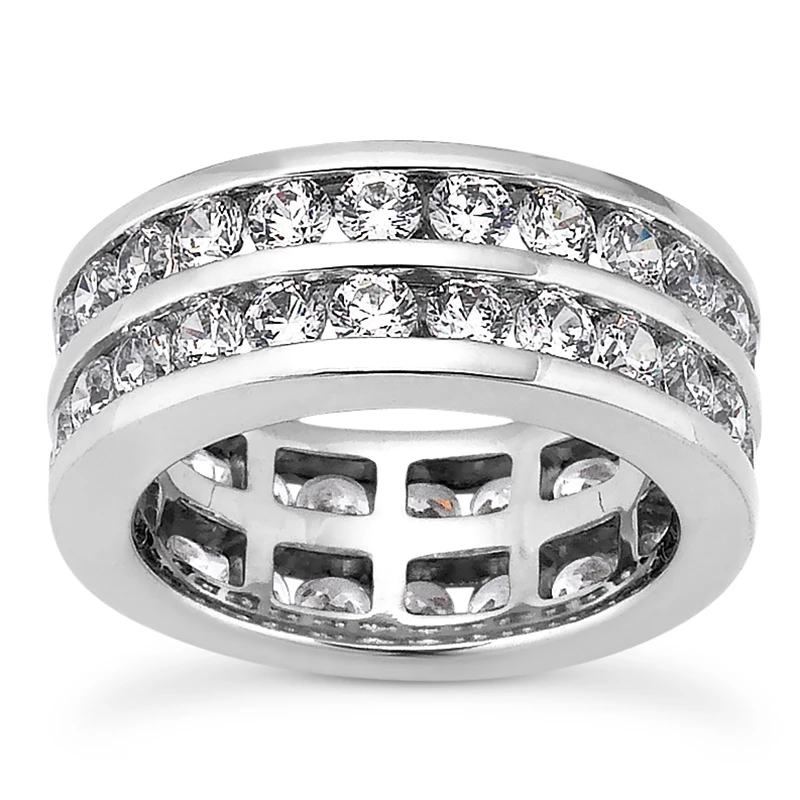 Platinum Diamond Eternity Band 3.08ct 3 Platinum Diamond Eternity Band 3.08ct