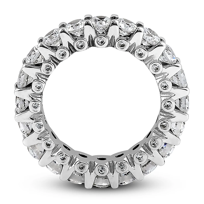Platinum Diamond Eternity Band 3.20ct 4.3mm 5 Platinum Diamond Eternity Band 3.20ct 4.3mm - Image 3