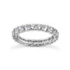 Thin Platinum Diamond Eternity Band 3ct