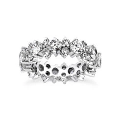 Platinum Diamond Eternity Band 4.40ct