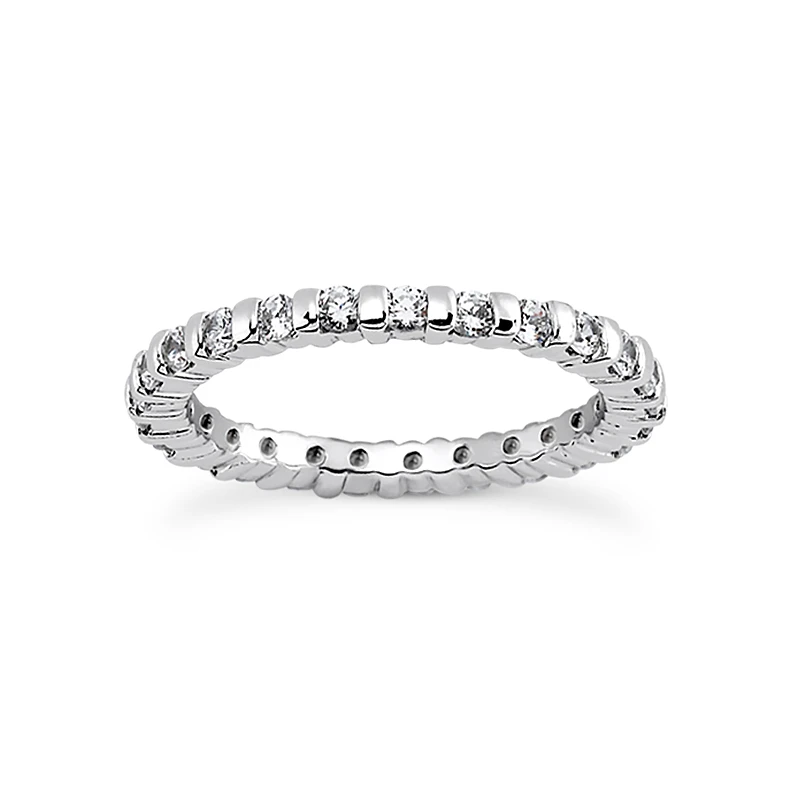 Platinum Diamond Eternity Band 4.55ct 3 Platinum Diamond Eternity Band 4.55ct