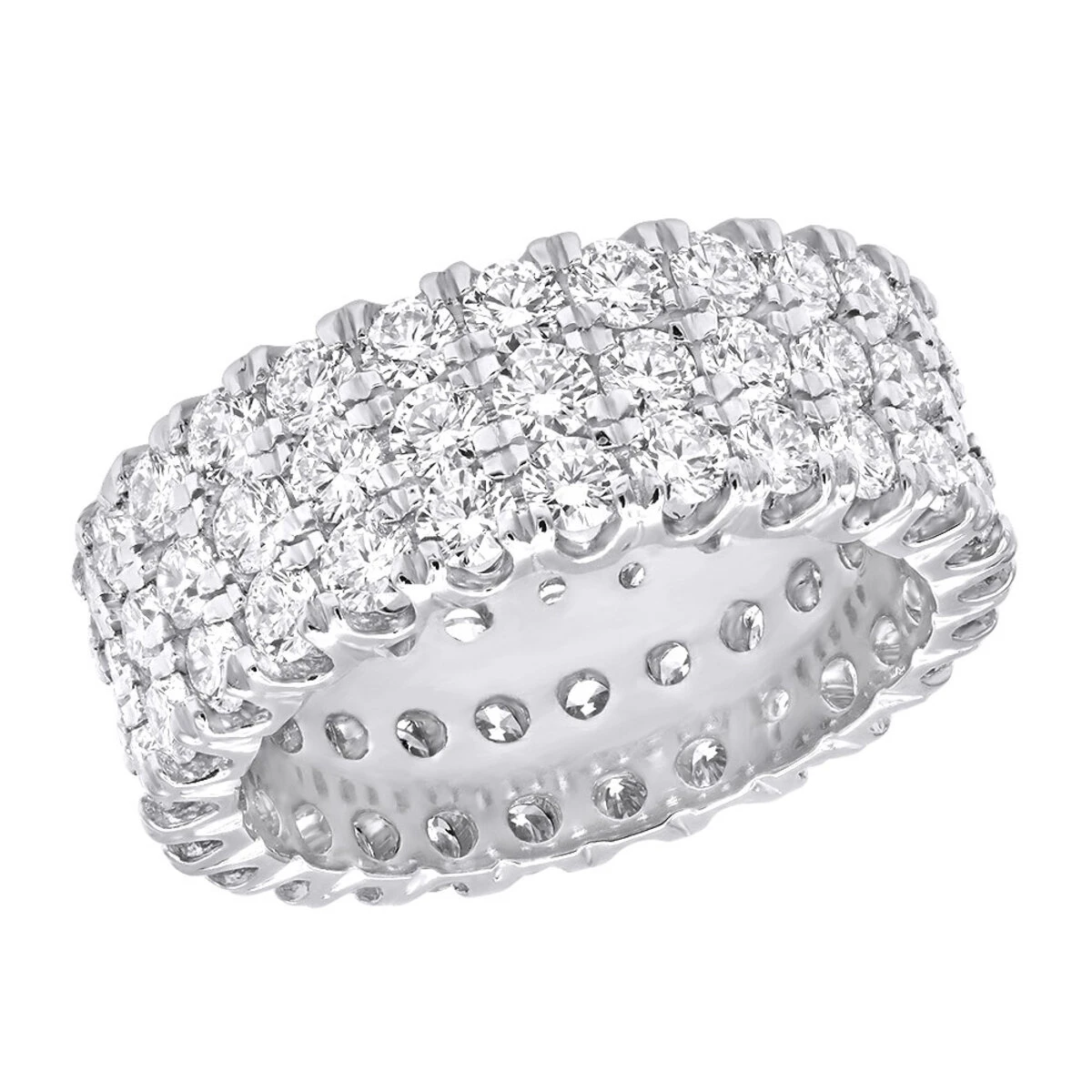 Platinum Diamond Eternity Band 4.83ct 3 Platinum Diamond Eternity Band 4.83ct