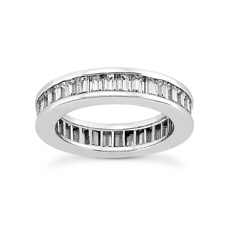 Platinum Diamond Eternity Ring 2.72ct 3 Platinum Diamond Eternity Ring 2.72ct