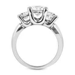 Platinum Diamond Three Stones Engagement Ring 1.82ct -H'Hen Sale Store platinum diamond three stones engagement ring 182ct p 33414 additional white