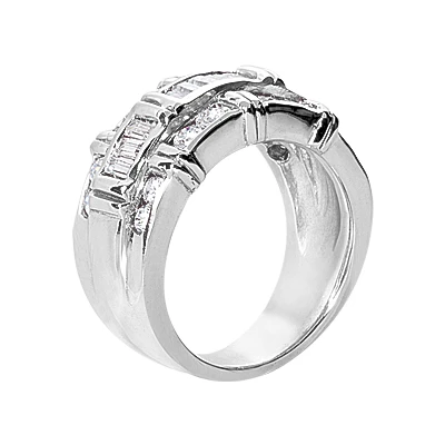 Platinum Ladies Diamond Ring 1.27ct 4 Platinum Ladies Diamond Ring 1.27ct - Image 2