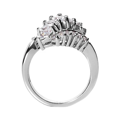 Platinum Ladies Diamond Ring 1.31ct 16.1mm 4 Platinum Ladies Diamond Ring 1.31ct 16.1mm - Image 2