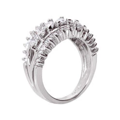 Platinum Ladies Diamond Ring 1.88ct 12.9mm -H'Hen Sale Store platinum ladies diamond ring 188ct p 32703 back white 20220426