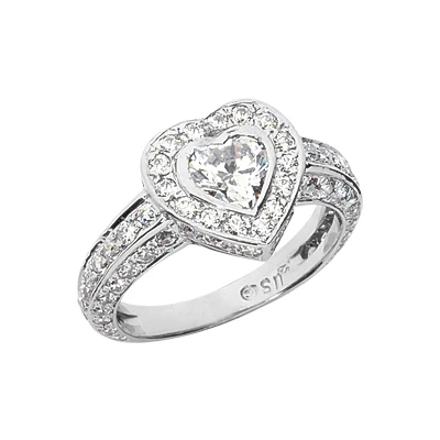 Platinum Ladies Diamond Ring 2.08ct 3 Platinum Ladies Diamond Ring 2.08ct