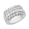 Platinum Ladies Diamond Ring 2.31ct 11.8mm -H'Hen Sale Store platinum ladies diamond ring 231ct p 32881 white 20220420 20220426