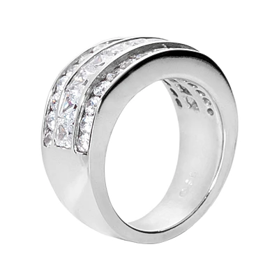 Platinum Ladies Diamond Ring 2.82ct 4 Platinum Ladies Diamond Ring 2.82ct - Image 2