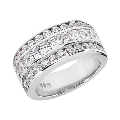 Platinum Ladies Diamond Ring 2.82ct 3 Platinum Ladies Diamond Ring 2.82ct