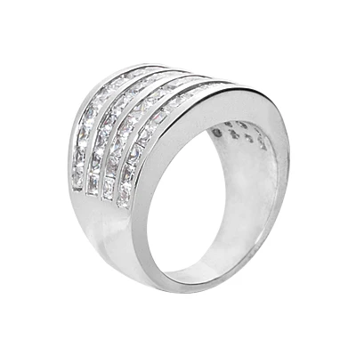 Platinum Ladies Diamond Ring 3.16ct 4 Platinum Ladies Diamond Ring 3.16ct - Image 2