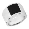 Platinum Men's Black Onyx Ring 12.9mm 1 Platinum Men's Black Onyx Ring 12.9mm -H'Hen Sale Store platinum mens black onyx ring p 31946 white 20220420 20220426