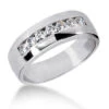Platinum Men's Diamond Wedding Band 0.63ct 7.4mm -H'Hen Sale Store platinum mens diamond wedding band 063ct p 30824