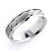 Platinum Men's Woven Wedding Band 1 Platinum Men's Woven Wedding Band -H'Hen Sale Store platinum mens woven wedding band 1