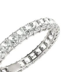 Platinum Radiant Cut Diamond Eternity Band For Women 2ct G/VS By Luxurman 10 Platinum Radiant Cut Diamond Eternity Band For Women 2ct G/VS By Luxurman -H'Hen Sale Store platinum radiant cut diamond eternity band for women 2ct gvs by luxurman box