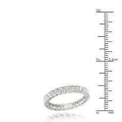 Platinum Radiant Cut Diamond Eternity Band For Women 2ct G/VS By Luxurman 11 Platinum Radiant Cut Diamond Eternity Band For Women 2ct G/VS By Luxurman -H'Hen Sale Store platinum radiant cut diamond eternity band for women 2ct gvs by luxurman ruler