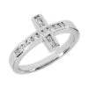 Platinum Round Diamond Ladies Ring 0.28ct
